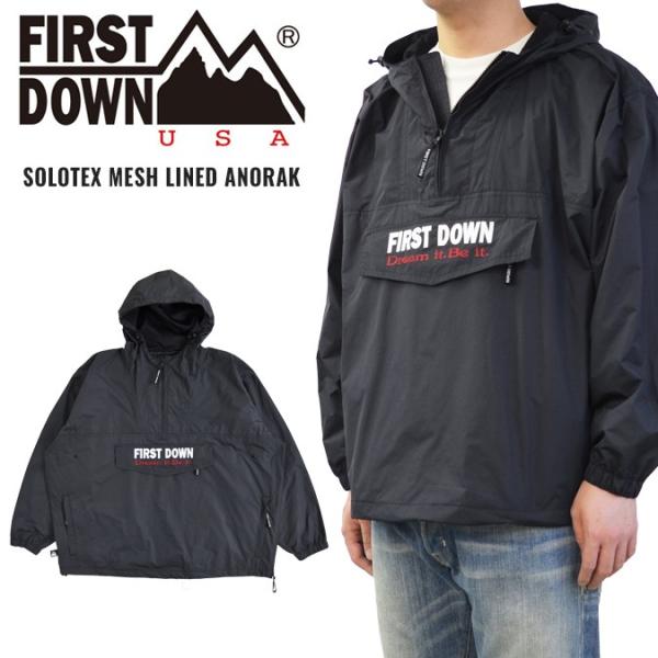 FIRST DOWN ファーストダウン ジャケット SOLOTEX MESH LINED ANORA...