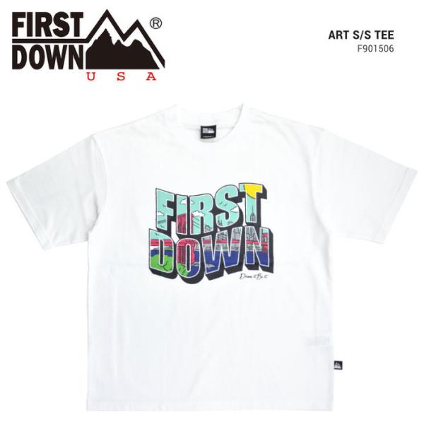 FIRST DOWN Tシャツ ART S/S T-SHIRT TEE F901506C 単品購入の...
