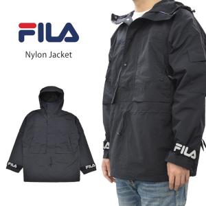 FILA HERITAGE フィラ ヘリテージ ジャケット NYLON JACKET ナイロンジャケット マウンテンパーカー アノラックジャケット メンズ FM9675  バーゲン｜buddy-stl