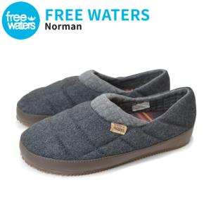 FREEWATERS フリーウォータース Norman ルームシューズ スリッパ ハウスシューズ オフィス履き メンズ バーゲン｜buddy-stl