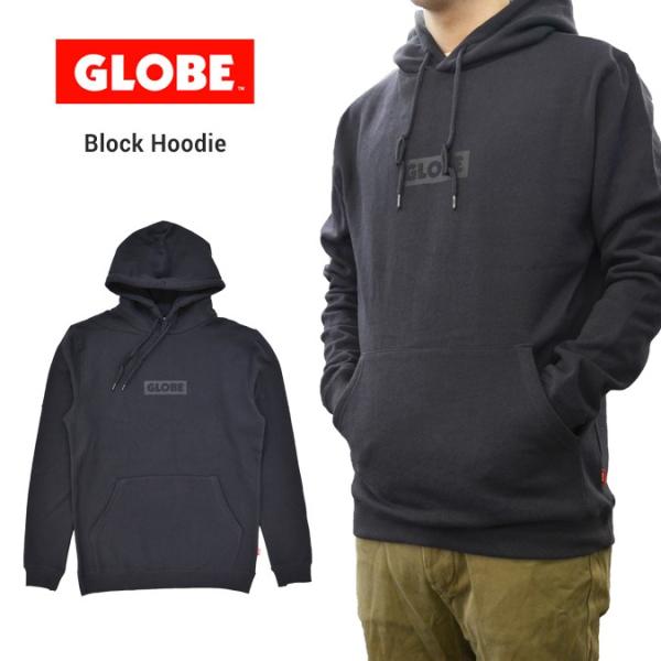 GLOBE グローブ パーカー BLOCK HOODIE 長袖 プルオーバー スウェット フリース ...
