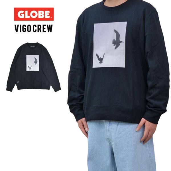 GLOBE グローブ スウェット Vigo Crew フリース クルーネック トレーナー GB023...