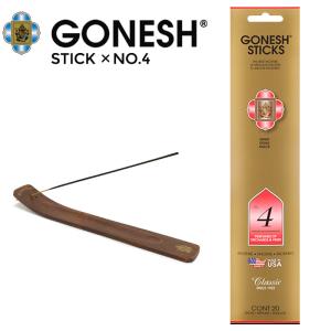 GONESH ガーネッシュ No.4 スティック STICK お香 インセンススティック 20本入り 雑貨 アロマ 御香 ネコポス便対応可｜buddy-stl