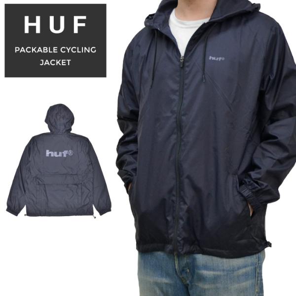 HUF ハフ ジャケット PACKABLE CYCLING JACKET パッカブル サイクリングジ...