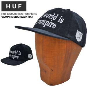 HUF Smashing Pumpkins ハフ スマッシング・パンプキンズ キャップ VAMPIRE SNAPBACK HAT CAP 帽子 スナップバックキャップ 6パネルキャップ HT00791｜buddy-stl