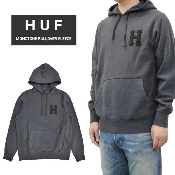 HUF ハフ パーカー MONOTONE PULLOVER FLEECE HOODIE フリース ス...