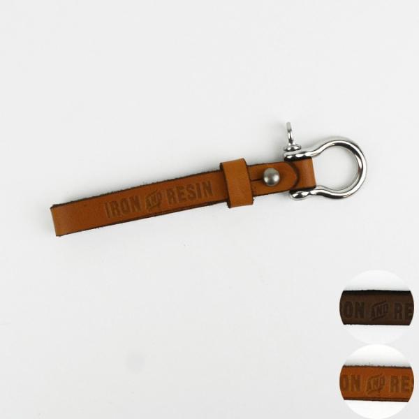 IRON &amp; RESIN アイアン &amp; レジン LEATHER KEY FOB レザー キーチェーン...