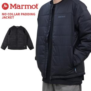 MARMOT マーモット ジャケット NO COLLAR PADDING JACKET ノーカラーパディング ジャケット 中綿ジャケット アウター ブルゾン メンズ M-XL ブラック TSFMO203｜buddy-stl