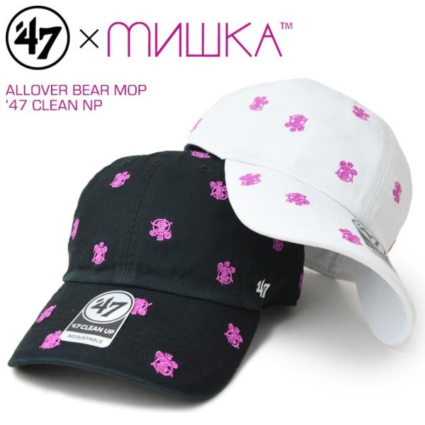 MISHKA ミシカ × &apos;47 フォーティーセブン ALLOVER BEAR MOP 47 CLE...