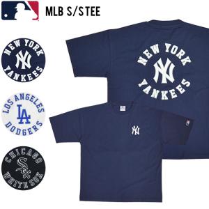 MLB メジャーリーグベースボール Tシャツ バックサークルロゴ S/S TEE 半袖Tシャツ MB14797 単品購入の場合はネコポス便発送｜buddy-stl