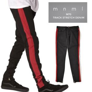 mnml（ミニマル） 即納 トラックパンツ TRACK PANTS サイドライン