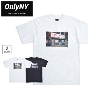 ONLY NY オンリーニューヨーク Tシャツ PAINTS PHOTO T-SHIRT TEE 半袖 カットソー トップス 単品購入の場合はネコポス便発送 バーゲン｜buddy-stl