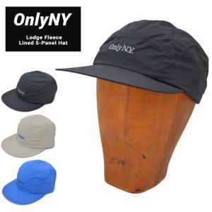 ONLY NY オンリーニューヨーク キャップ LODGE FLEECE LINED 5-PANEL HAT CAP ストラップバックキャップ 帽子 5パネルキャップ ジェットキャップ｜buddy-stl