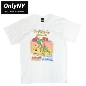 ONLY NY オンリーニューヨーク Tシャツ HEAT WAVE S/S T-SHIRT 半袖 カットソー トップス 単品購入の場合はネコポス便発送｜buddy-stl