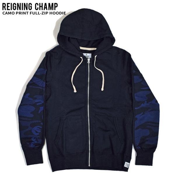 REIGNING CHAMP レイニングチャンプ CAMO PRINT FULL-ZIP HOODI...