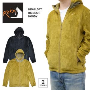 ROKX ロックス ジャケット HIGH LOFT BIGBEAR HOODY フリースジャケット ボア ジップパーカー RXMF204116 バーゲン｜buddy-stl