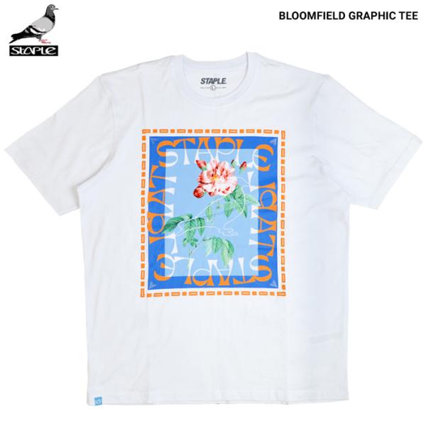 STAPLE Tシャツ BLOOMFIELD GRAPHIC TEE ホワイト 2304C7235 ...