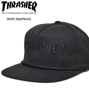THRASHER スラッシャー ROPE SNAPBACK CAP キャップ 5パネルキャップ スナップバックキャップ 帽子 バーゲン｜buddy-stl