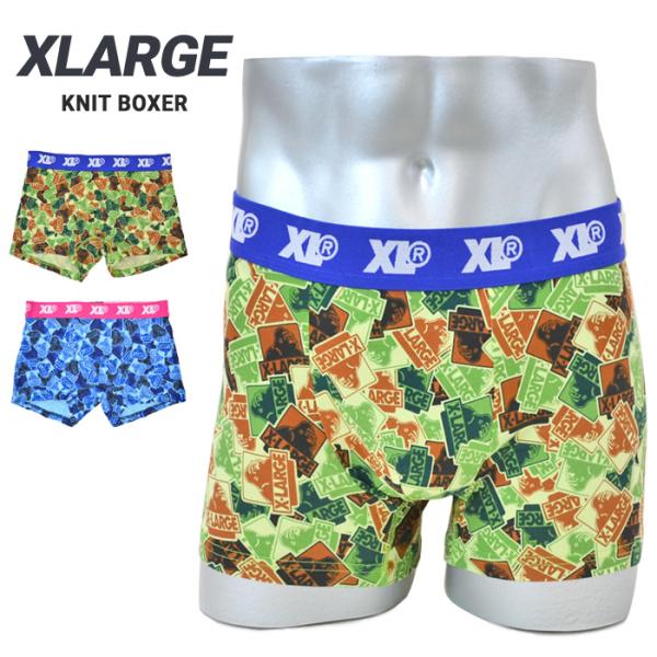 XLARGE エクストララージ ボクサーパンツ アンダーウェア ロゴカモ UNDERWEAR 下着 ...