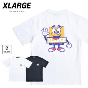 XLARGE エクストララージ Tシャツ S/S TEE BOX BOY 半袖 カットソー トップス 101211011041 単品購入の場合はネコポス便発送