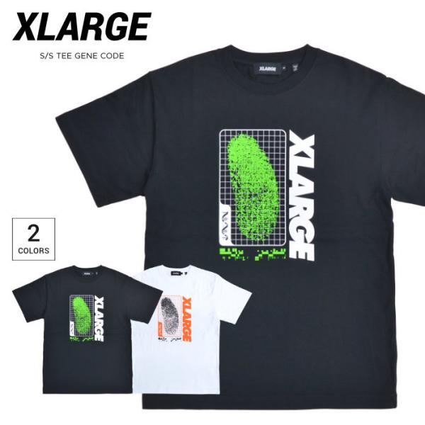 XLARGE エクストララージ Tシャツ S/S TEE GENE CODE 半袖 カットソー トッ...
