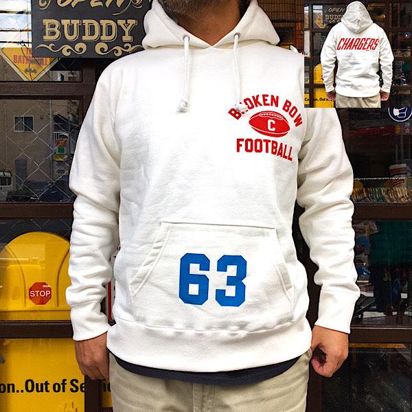 プルオーバーパーカー CHARGERS チャージャーズ BUDDY オリジナル ヘビーウエイト スウ...