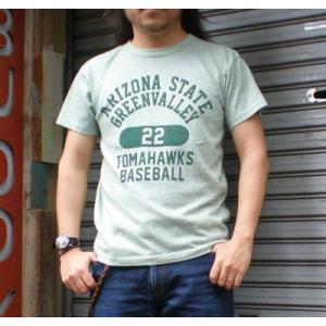 BUDDY 別注 Champion 88/12 霜降りTシャツ(TOMAHAWKS)｜buddy-us-clothing