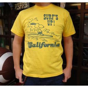 BUDDY 別注　PEANUTS スヌーピーTシャツ（CALIFORNIA）/SNOOPY