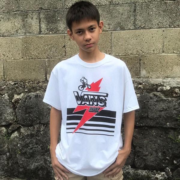 バンズ VANS BMX BUDDY 別注 WHITE Tシャツ ヴァンズ OLD BMX メンズ ...