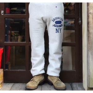 チャンピオン Champion リバースウィーブ スエットパンツ（BROOKLYN) BUDDY 別注 バディ  トレーナー アメカジ｜buddy-us-clothing