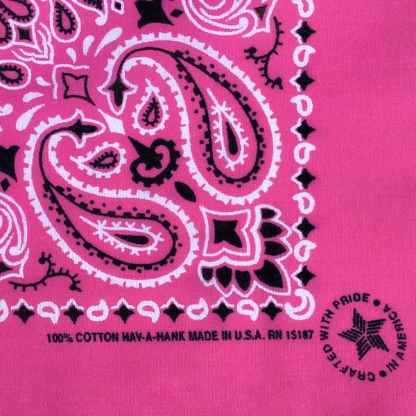 80年代 デッドストック HAV-A-HANK ハバハンク アメリカ製 バンダナ ペイズリー ビンテ...