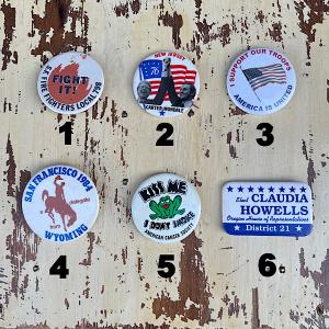 缶バッジ 10 ビンテージ アンティーク アメリカ 古着 雑貨 星条旗 企業