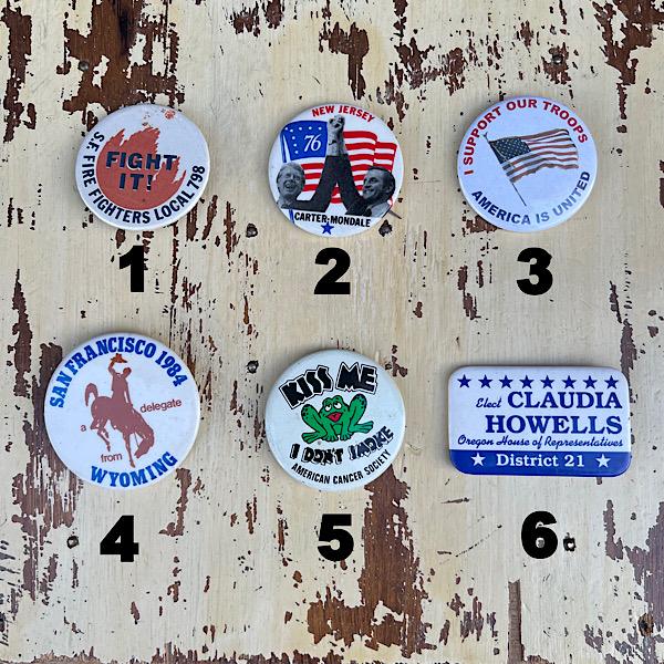 缶バッジ 11 ビンテージ アンティーク アメリカ 古着 雑貨 星条旗 企業物 カレッジ 缶バッチ ...