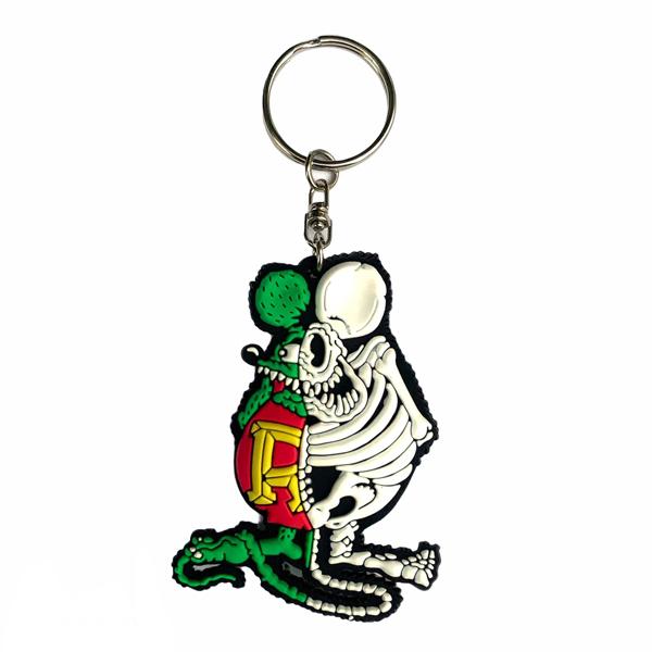 ラットフィンク X-RAY RAT FINK 3D RUBBER KEY HOLDER 厚盛り ラバ...