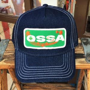 OSSA オッサ トライアル モトクロス ダート バイク ビンテージ ワッペン ワッペン付きデニムキャップ オットー 70's アメカジ OTTO アメリカン バイカー｜buddy-us-clothing