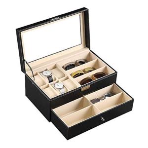 時計収納ボックス レザー6ウォッチボックスジュエ...の商品画像