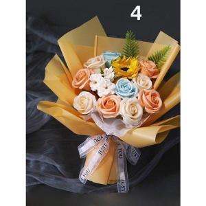 ソープフラワー花束花弁ブーケギフト石鹸のお花s...の詳細画像5