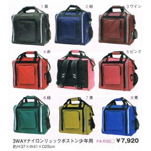 ミツボシ 剣道 バッグ 防具 収納 ファッション ナイロンボストン F