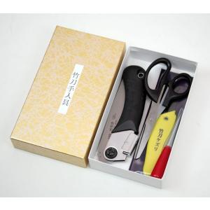 竹刀手入具セット(はさみ・目打ち・のこぎり・竹...の詳細画像1