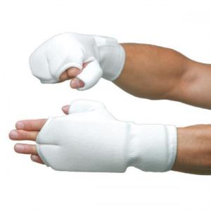 空手 防具 スーパー拳サポーター （１組）（黒・白 ）マーシャルワールド