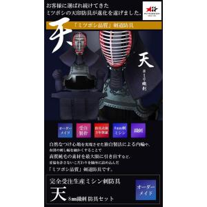 ミツボシ製『天』極厚8mm織刺剣道防具セット ...の詳細画像1