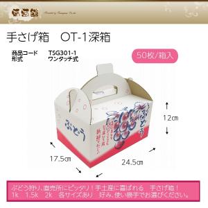 手さげ箱 OT-1 深箱 大粒ぶどう 約1kg...の詳細画像1