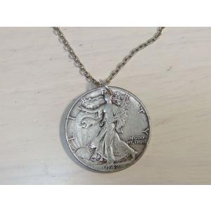 本物アメリカ コイン モルガン 1ドル銀貨 ペンダントトップ ネックレス