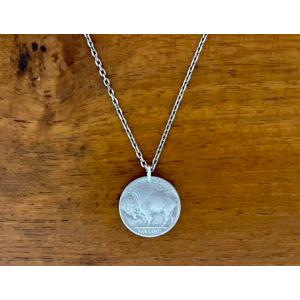 本物アメリカ コイン モルガン 1ドル銀貨 ペンダントトップ ネックレス