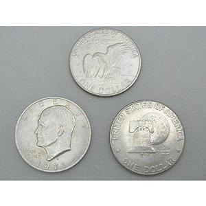 1974 IKE 1 ドル シルバー リバティ アイゼンハワー コイン フライング