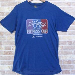 80年代 Tシャツ JerZees BY RUSSELL 1985 FITNESS CUP L 42-44 古着 ビンテージ/ヴィンテージ グレータグ ジャージーズ ラッセル アメリカ製｜buffalohip