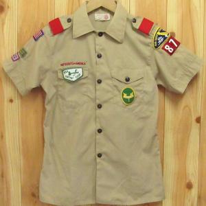 古着 50s BSA Boy Scout of America マチ付 コットンツイル