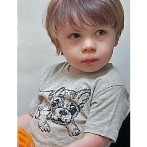 KLTワークス　Tシャツ/T-shirts  子犬/クリーム Baby Dog/Cream