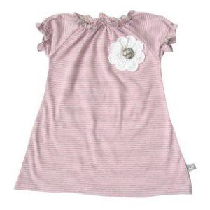 リトルドッグラフド　ワンピース/One-piece Dresses　ピンクボーダーワンピース