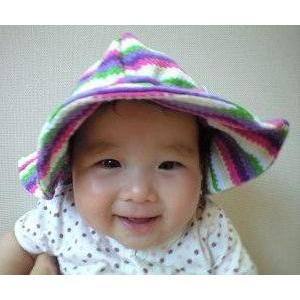 UVカットベビーハット（春夏用帽子・L〜48cm）赤ちゃんの紫外線対策に　